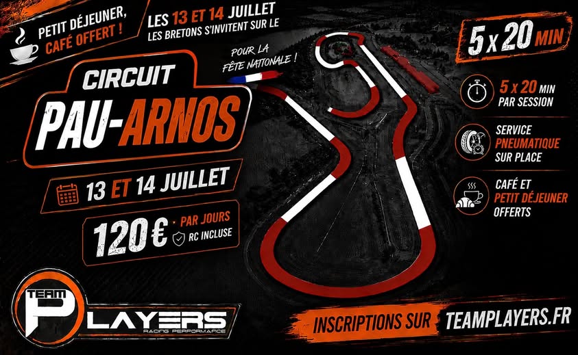 Journées de Roulage sur piste par Team Players